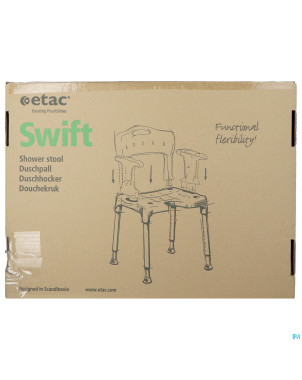 Swift tabouret douche gris    able2