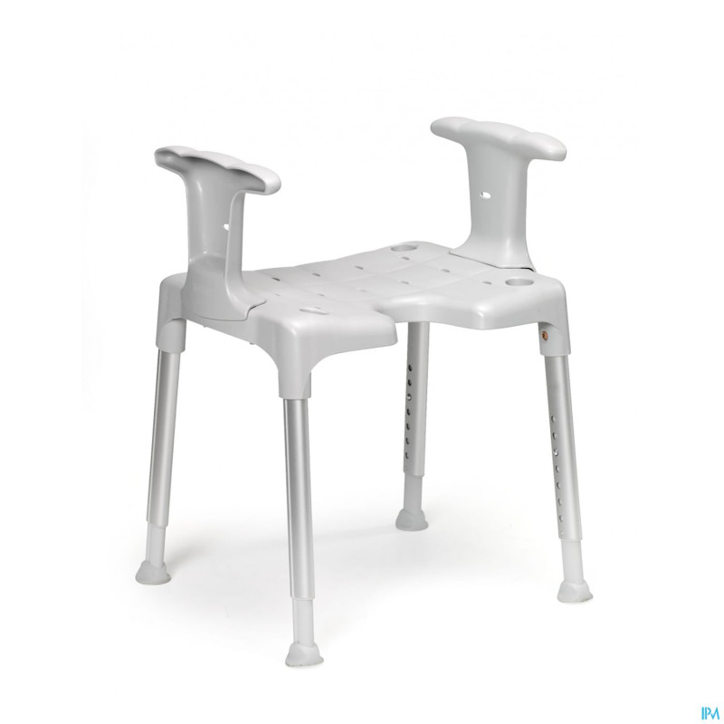 Swift tabouret de douche accoudoirs gris    able2