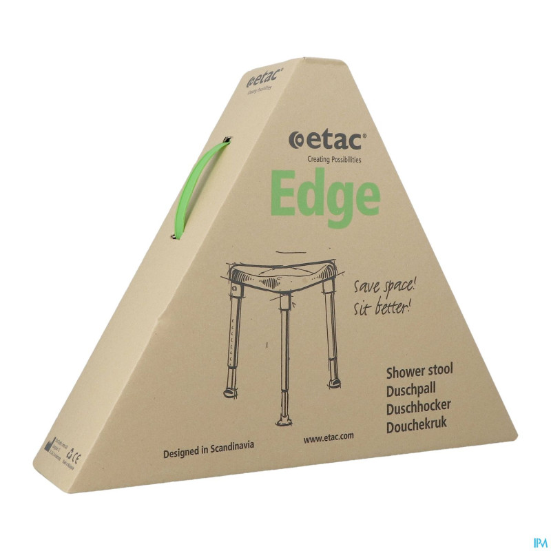 Tabouret douche edge triangulaire    able2