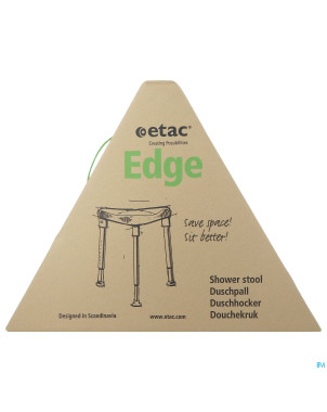 Tabouret douche edge triangulaire    able2