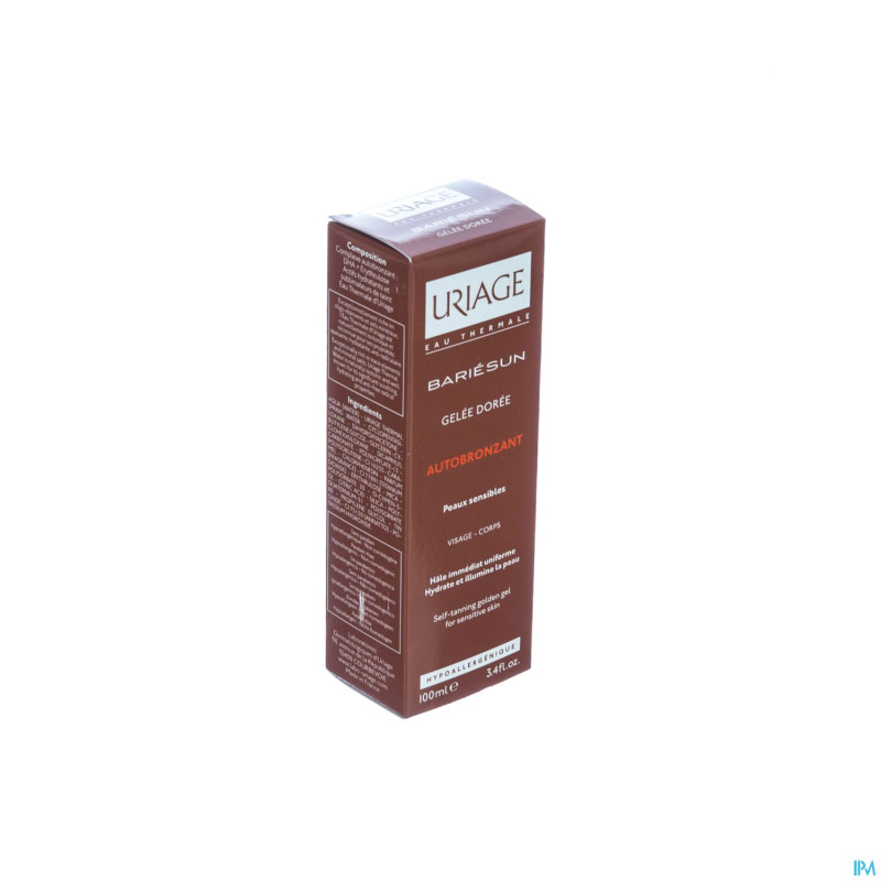 Uriage bariesun gelee doree autobronz. tube 100ml
