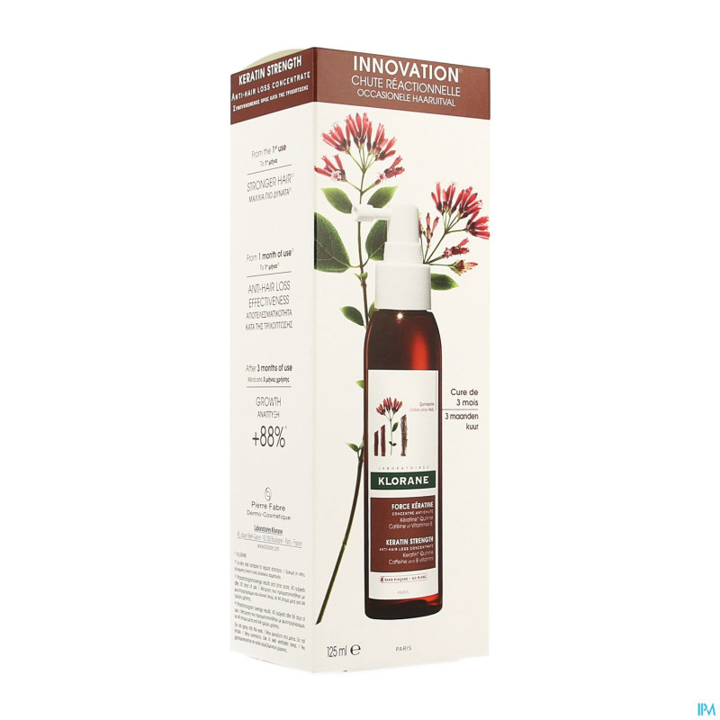 Klorane cure de force quinine 125ml