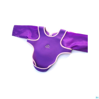 Ultrabib bodybib bavette avec manches bleu   able2