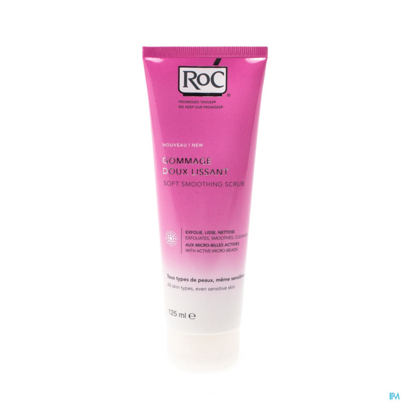 Roc gommage doux lissant visage 125ml