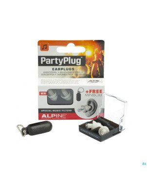 Partyplug bouchons oreilles 1 paire    able2