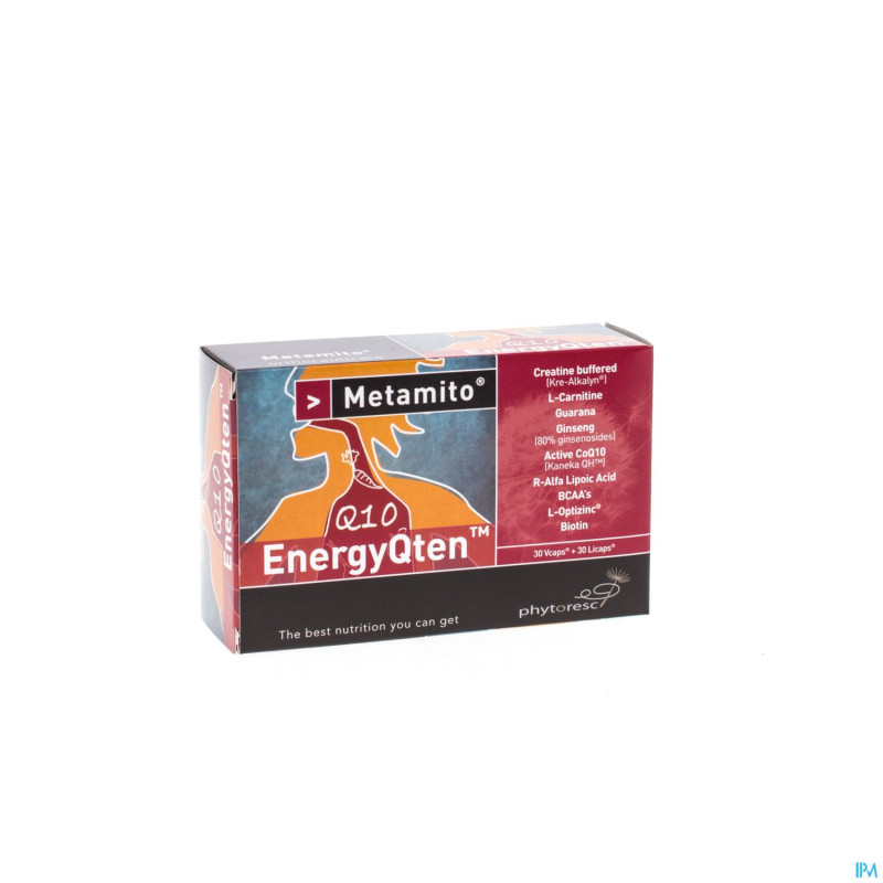 Metamito energyqten blister    caps veg. 2x30 304