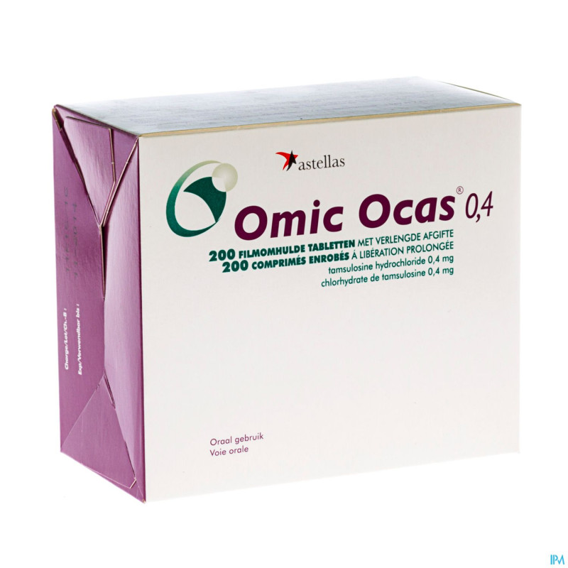 Omic ocas impexeco comp 200 x 0,4 mg pip