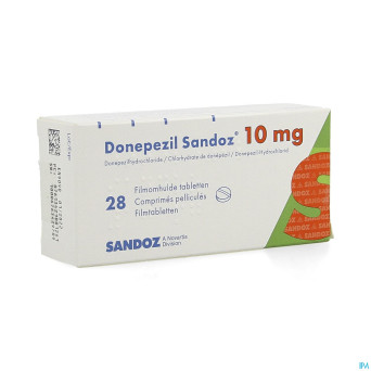 Donepezil sandoz 10,0 mg comp pell 28 x 10,0 mg