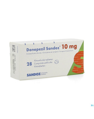 Donepezil sandoz 10,0 mg comp pell 28 x 10,0 mg
