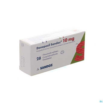 Donepezil sandoz 10,0 mg comp pell 28 x 10,0 mg