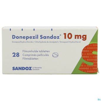 Donepezil sandoz 10,0 mg comp pell 28 x 10,0 mg
