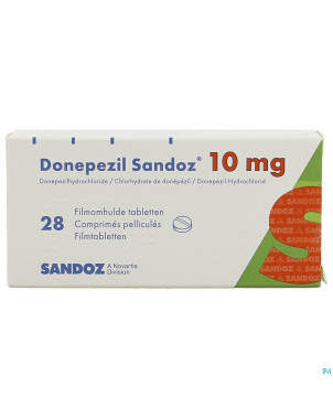 Donepezil sandoz 10,0 mg comp pell 28 x 10,0 mg