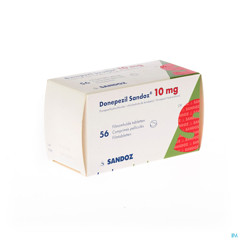 Donepezil sandoz 10,0 mg comp pell 56 x 10,0 mg