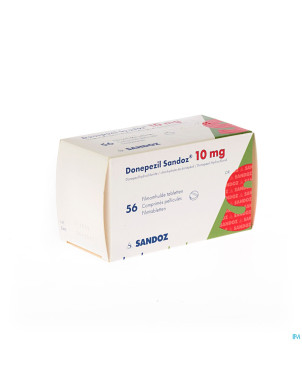 Donepezil sandoz 10,0 mg comp pell 56 x 10,0 mg