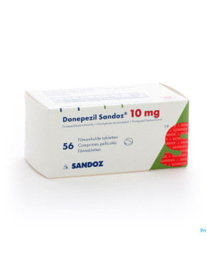 Donepezil sandoz 10,0 mg comp pell 56 x 10,0 mg