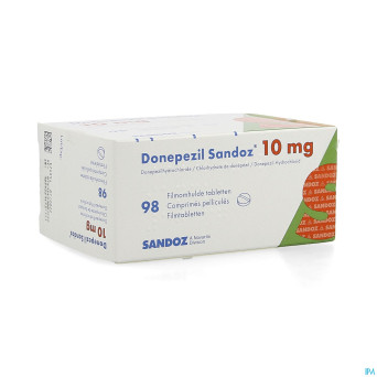 Donepezil sandoz 10,0 mg comp pell 98 x 10,0 mg