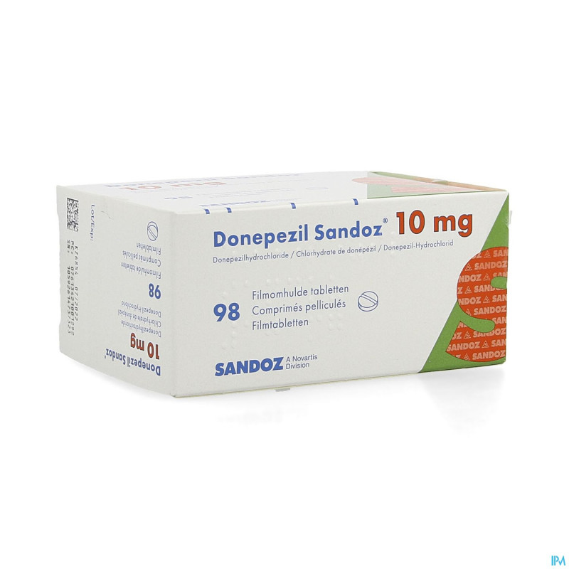 Donepezil sandoz 10,0 mg comp pell 98 x 10,0 mg