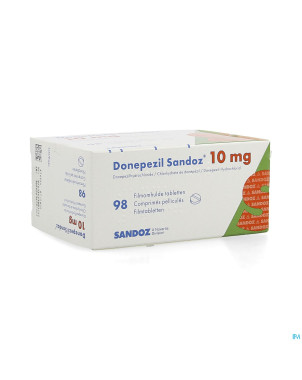 Donepezil sandoz 10,0 mg comp pell 98 x 10,0 mg