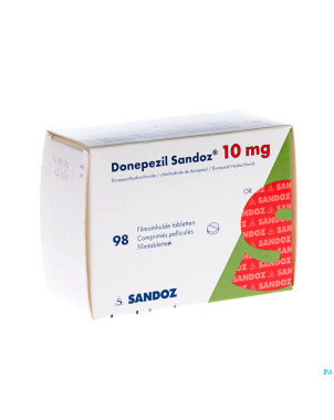 Donepezil sandoz 10,0 mg comp pell 98 x 10,0 mg