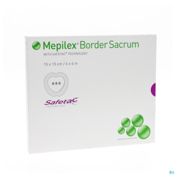Mepilex border sacrum ster    15,0x15,0  5 282500