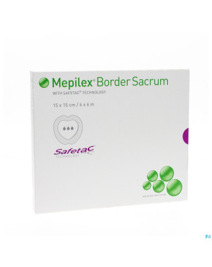 Mepilex border sacrum ster    15,0x15,0  5 282500