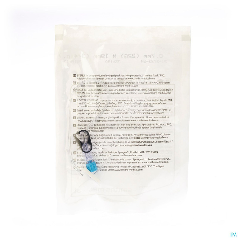 Gripper aiguille 22g 19mm    1