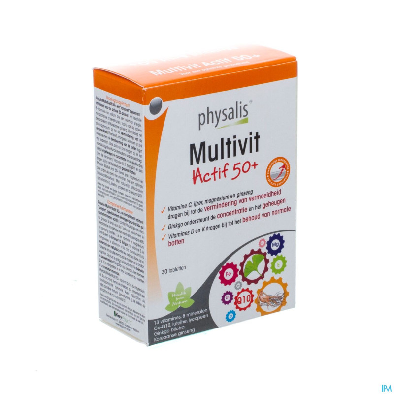 Physalis multivit actif 50+ tabl  30 p10322