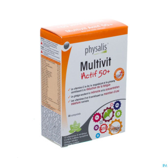 Physalis multivit actif 50+ tabl  30 p10322