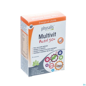 Physalis multivit actif 50+ tabl  30 p10322