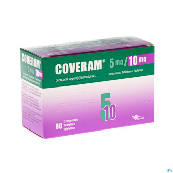Coveram  5mg/10mg impexeco comp 90 pip