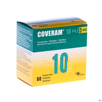 Coveram 10mg/ 5mg impexeco comp 60 pip