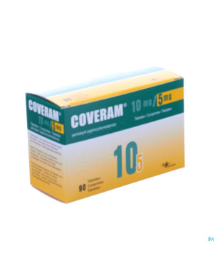 Coveram 10mg/ 5mg impexeco comp 90 pip