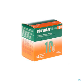 Coveram 10mg/10mg impexeco comp 60 pip