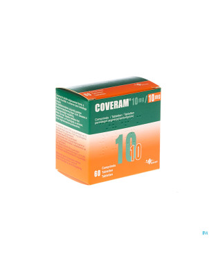 Coveram 10mg/10mg impexeco comp 60 pip