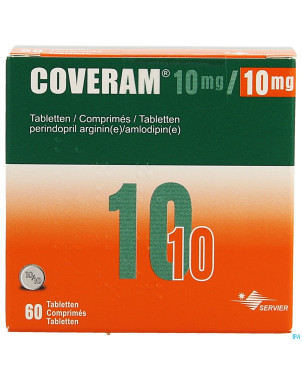 Coveram 10mg/10mg impexeco comp 60 pip