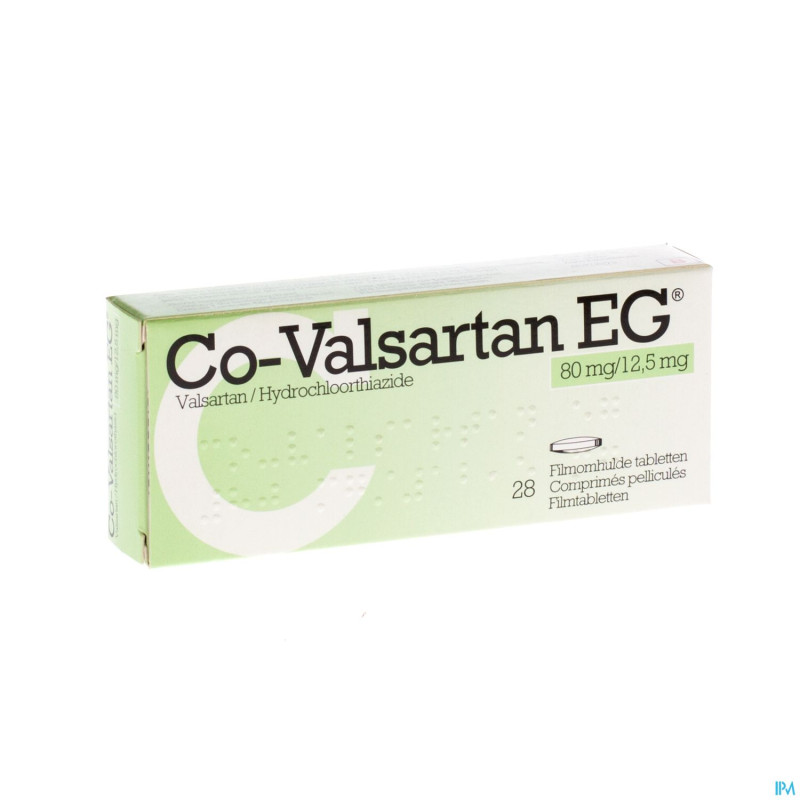 Co valsartan eg  80mg/12,5 mg comp  28