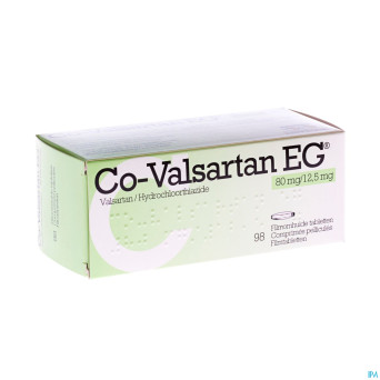 Co valsartan eg 80mg/12,5mg comp 98