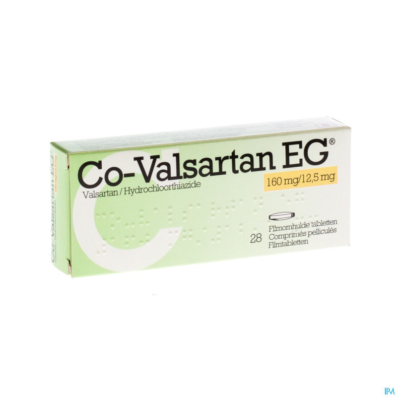 Co valsartan eg 160mg/12,5 mg comp  28