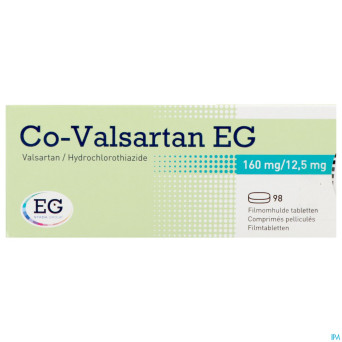 Co valsartan eg 160mg/12,5mg comp 98