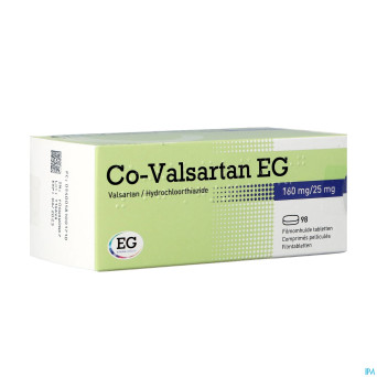 Co valsartan eg 160mg/25,0mg comp 98