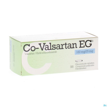 Co valsartan eg 160mg/25,0mg comp 98