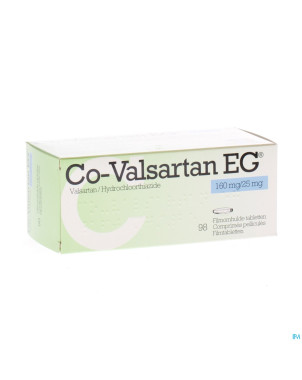 Co valsartan eg 160mg/25,0mg comp 98