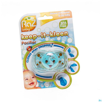 Raz baby keep it clean sucette elfy elephant