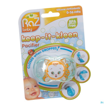 Raz baby keep it clean sucette kit kitty