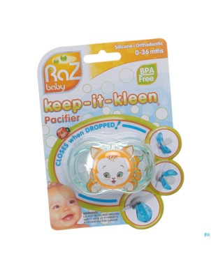 Raz baby keep it clean sucette kit kitty