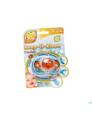 Raz baby keep it clean sucette finley clown fish