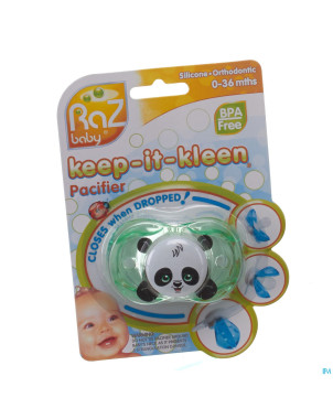 Raz baby keep it clean sucette panky panda