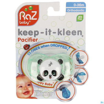 Raz baby keep it clean sucette panky panda