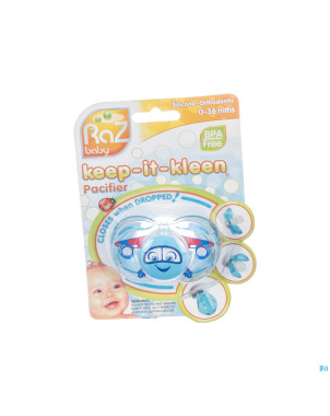 Raz baby keep it clean sucette adam airplane
