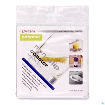 Tapis a/derapant rond blue 14cm    dycem